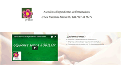 Desktop Screenshot of jubiloplasencia.com